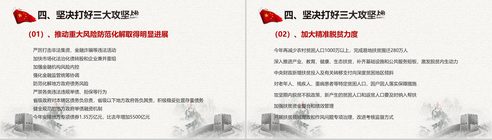 聚焦中国两会政府工作报告全文解读PPT模板-30