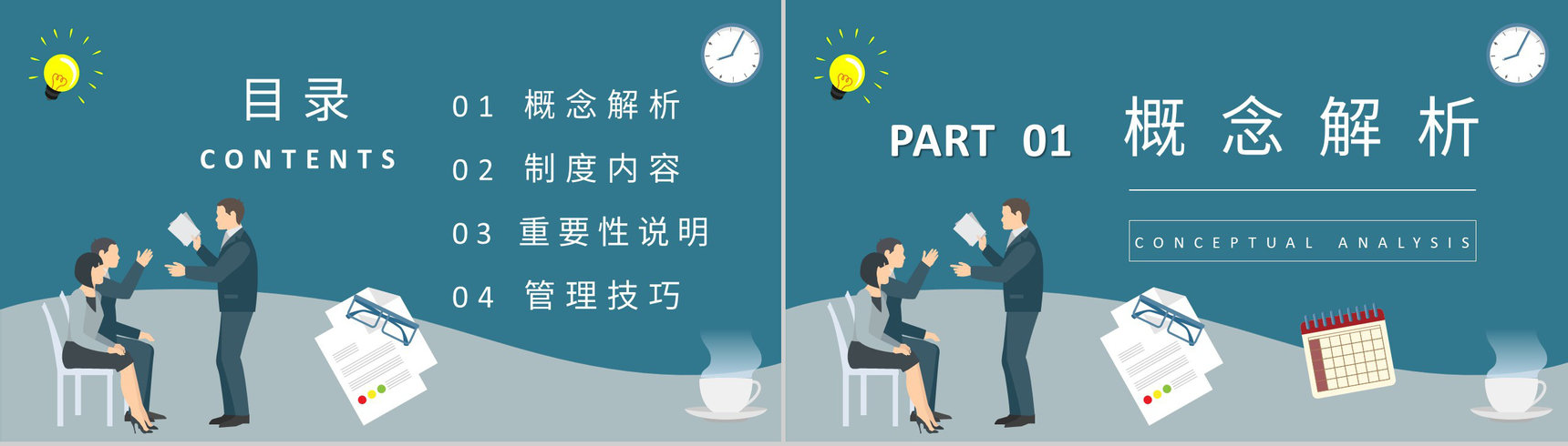 人事管理制度方案总结公司部门规章制度培训汇报PPT模板-2