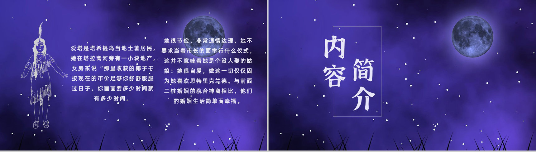 中学必读名著毛姆《月亮与六便士》人物分析名著逻辑梳理PPT模板-5
