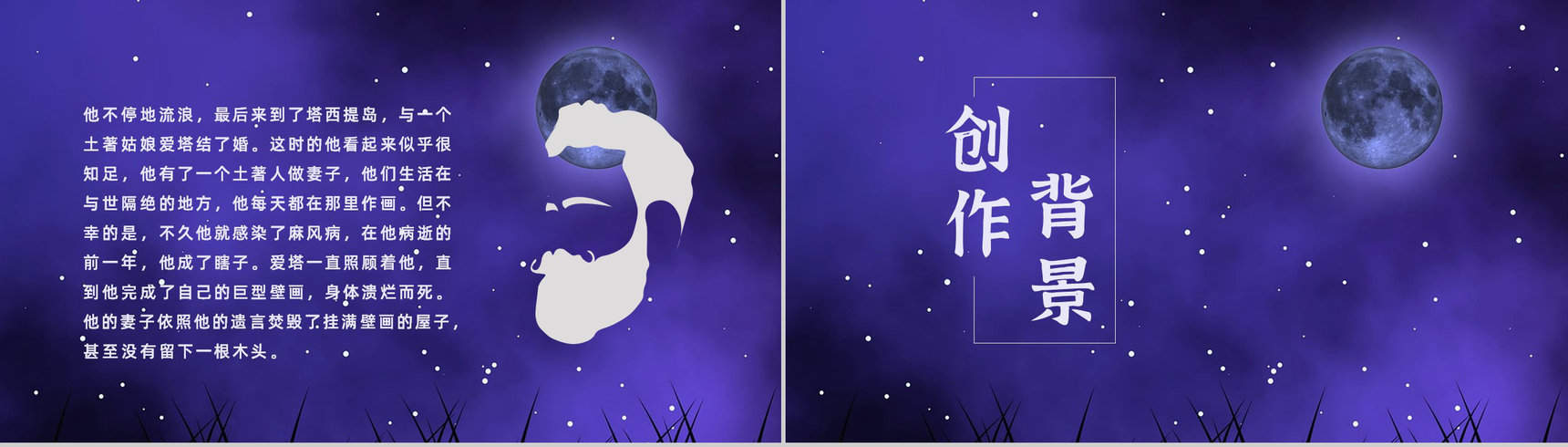 中学必读名著毛姆《月亮与六便士》人物分析名著逻辑梳理PPT模板-7