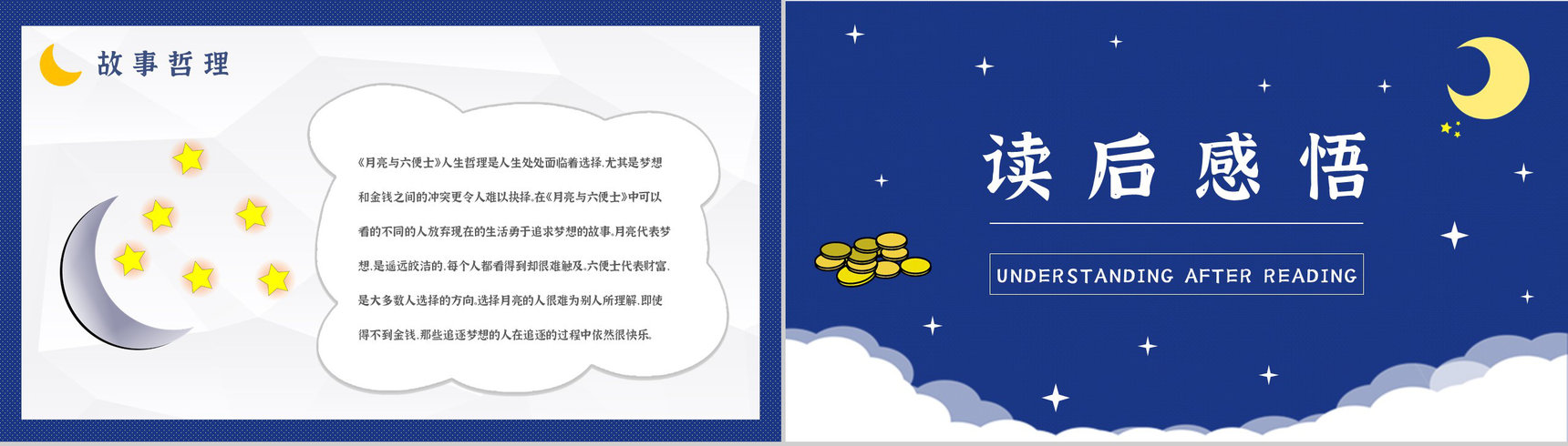 国外著名小说推荐《月亮与六便士》读后感毛姆经典文学作品分享PPT模板-14