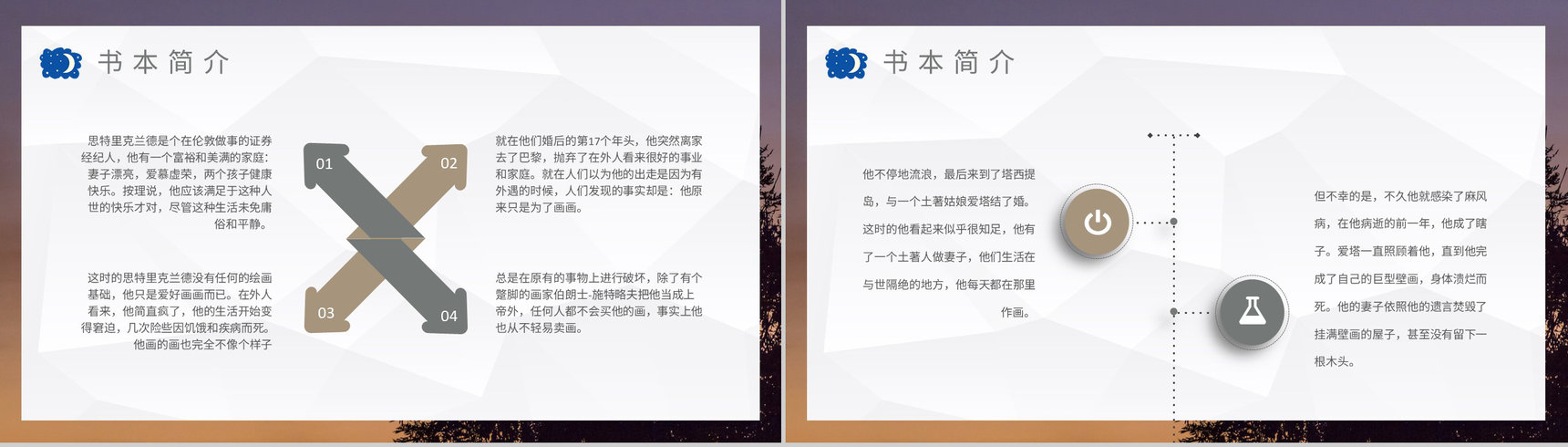 国外好书阅读推荐之《月亮与六便士》毛姆著名代表作赏析心得PPT模板-3