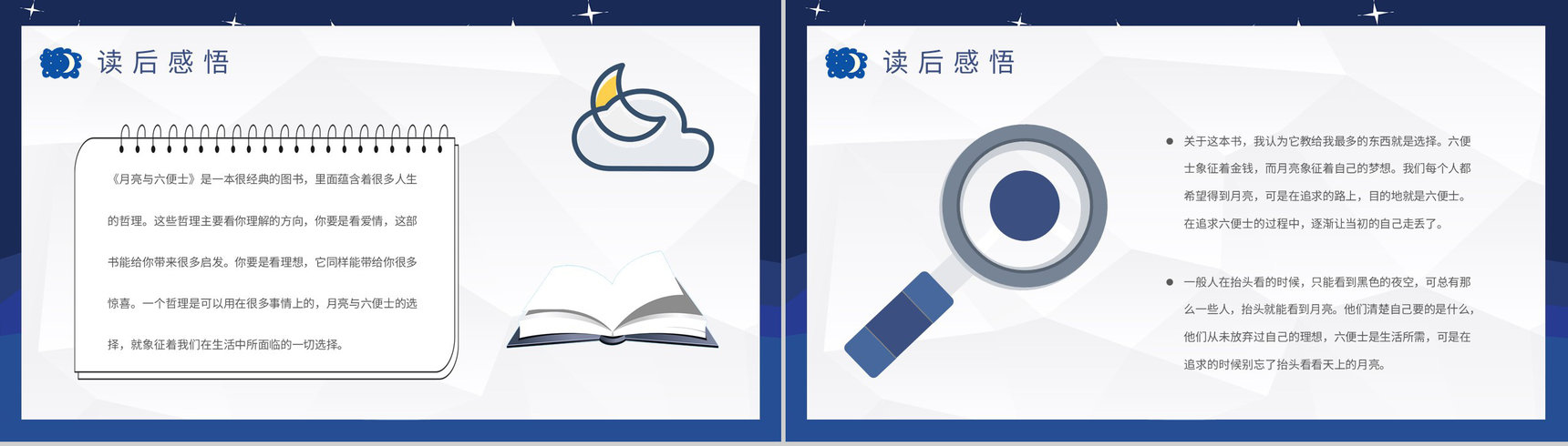 毛姆代表作《月亮与六便士》国外经典必读小说作品介绍名著读后感PPT模板-15