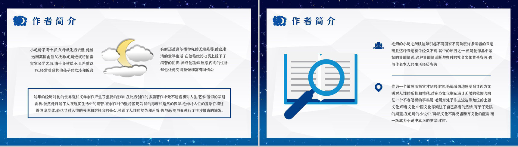 毛姆文学小说著作分享《月亮与六便士》名著导读作品知识点梳理PPT模板-6