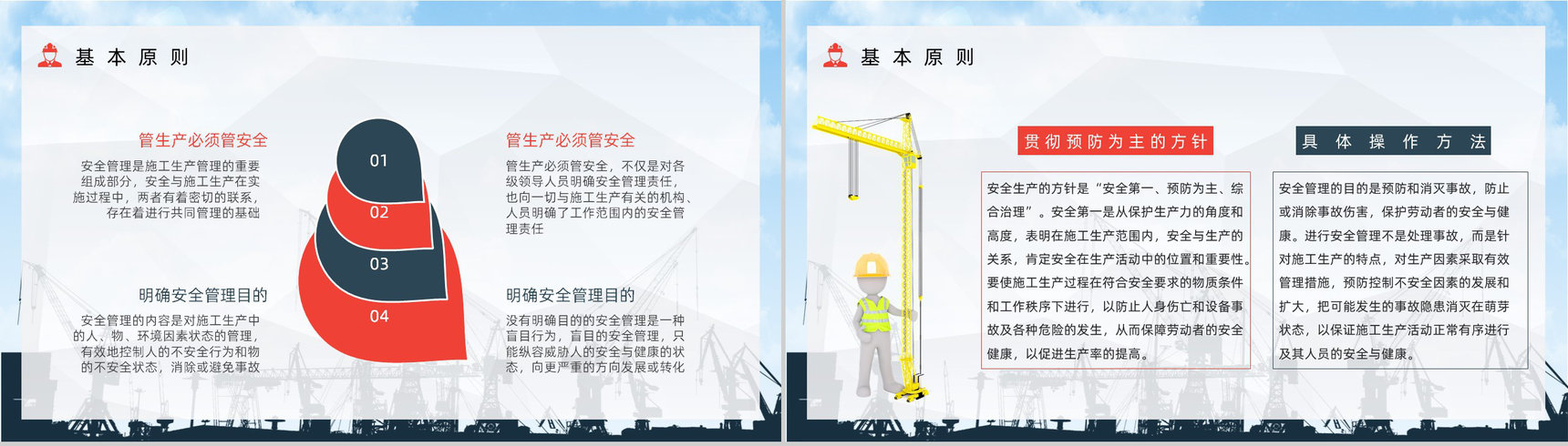 工厂安全制度介绍工程项目安全生产管理知识学习心得体会通用PPT模板-5