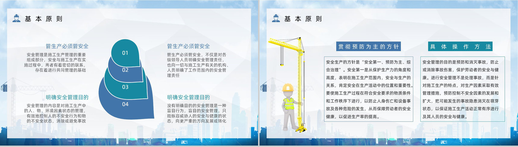 建设项目安全管理制度简介工地工人安全施工过程监管培训课程PPT模板-3