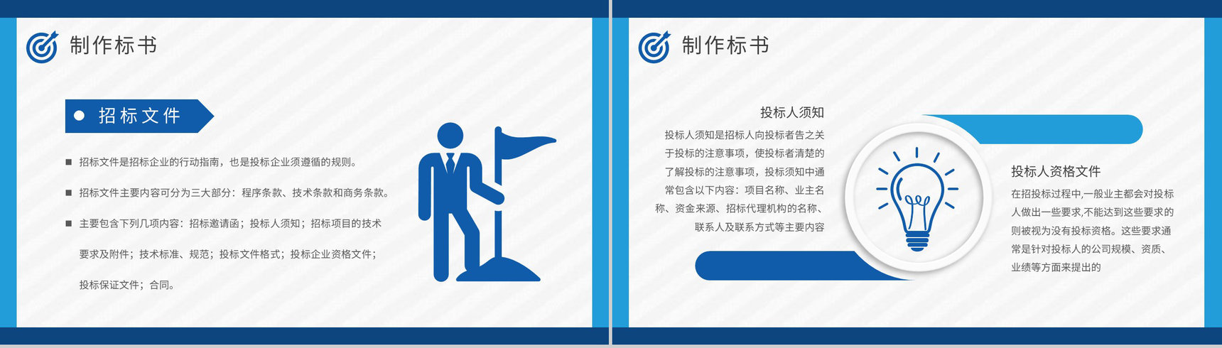 企业项目招标申请要求投标书制作流程培训总结PPT模板-8