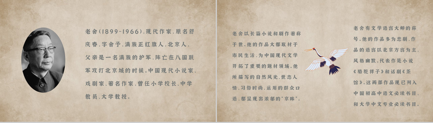 读书笔记名著导读老舍《鼓书艺人》内容简介PPT模板-4