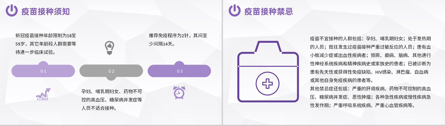 居民防疫方案防控新冠疫情肺炎疫苗知识疫苗接种事项PPT模板-5