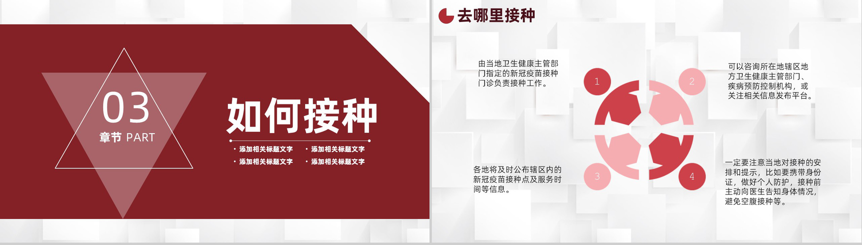 新冠疫苗接种注意事项知识科普专用PPT模板-7